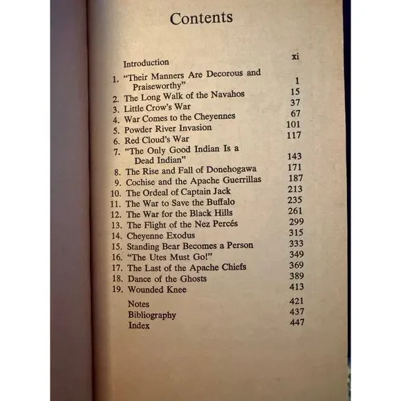 Vintage 1972 Bury My Heart at Wounded Knee Dee Brown Bantam Paperback - Picture 7 of 9